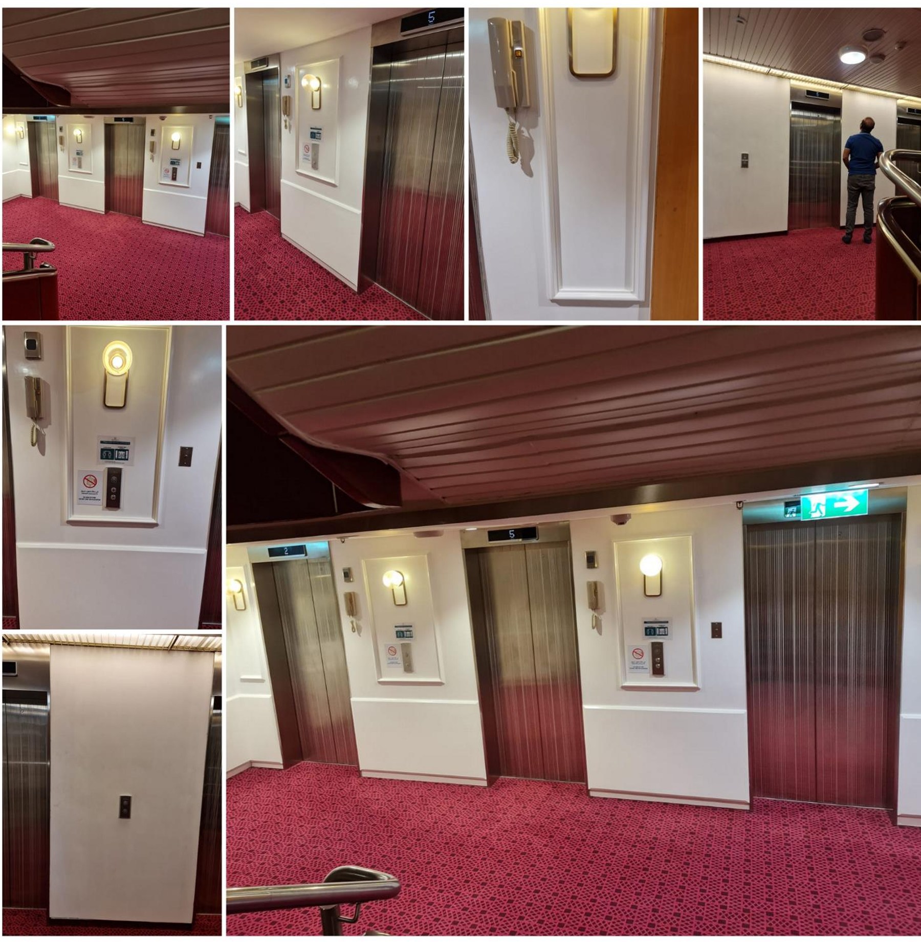 Completed RIOTIME stairway and interior renovation work aboard Queen Elizabeth 2